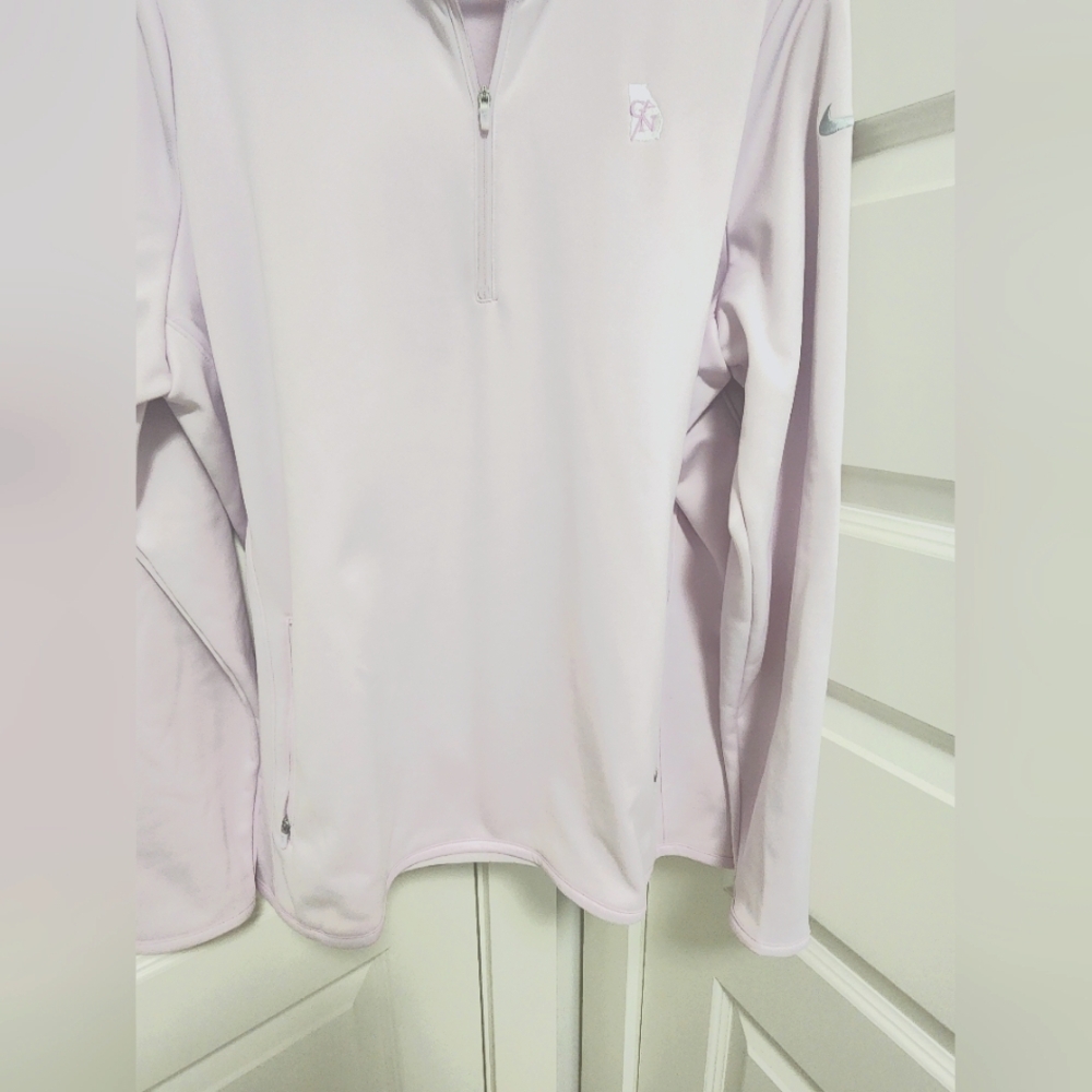 Nike Lavender Quarter-Zip Top